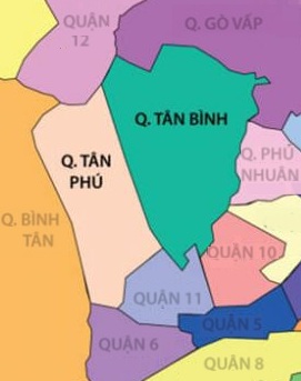 Năm 2003, quận Tân Phú thành lập trên cơ sở tách ra từ các phường 14, 15, 16, 17, 18, 19, 20 Quận Tân Bình