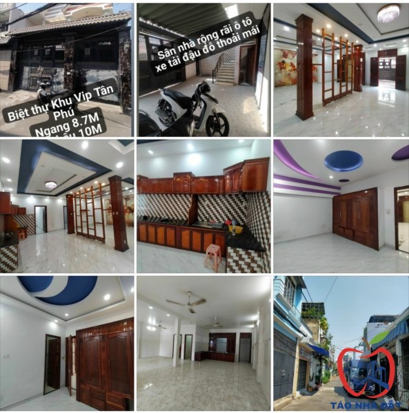 Bán Biệt Thự đường Gò Dầu, Tân Phú, 161m² (8.7x20), 5PN