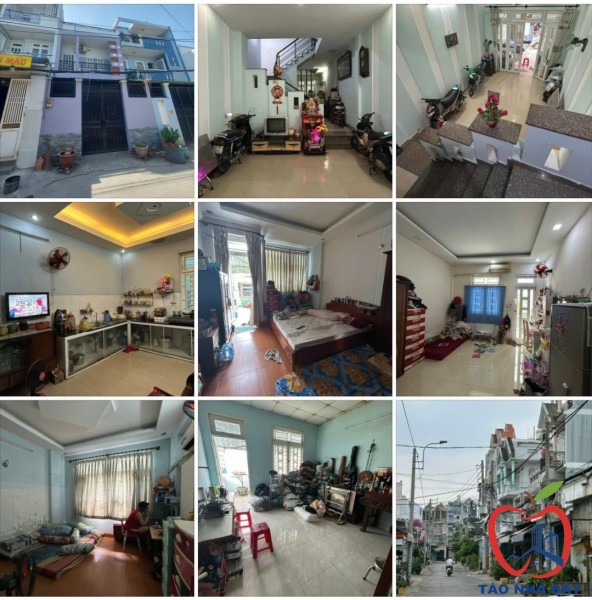 Bán nhà HXT đường Bình Trị Đông, Bình Tân, 80m² (4x20), 3 tầng, 4PN