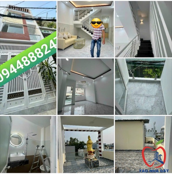 Bán nhà HXH đường số 3, Bình Tân, 40m² (4x10), 4 tầng, 4PN