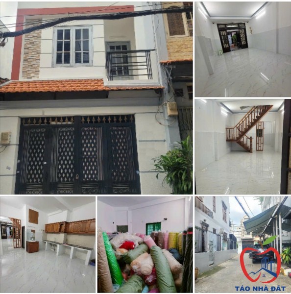 Bán nhà HXT Phú Thọ Hòa, Tân Phú, 80m² (4/6x16), 3 tầng, 4PN