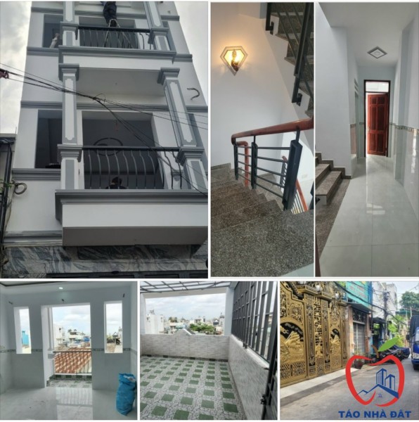Bán nhà HXT Đường 2, Bình Tân, 41m² (4x10.2), 4 tầng, 4PN