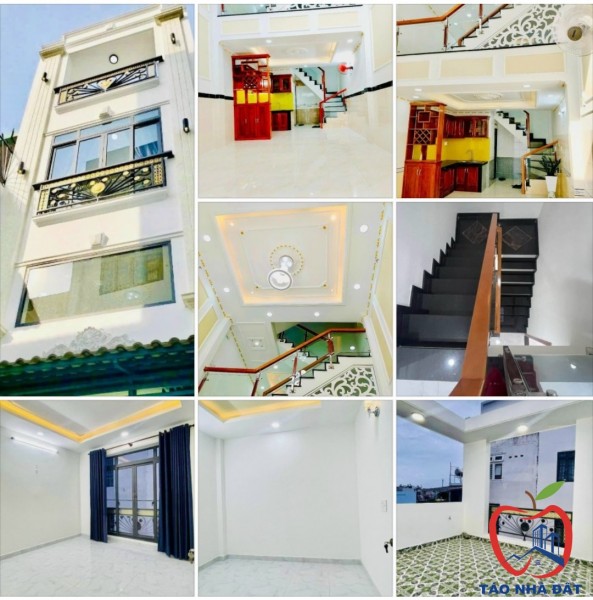 Bán nhà HXH, Gò Xoài, Bình Tân, 37m² (4x9), 4 tầng, 3PN