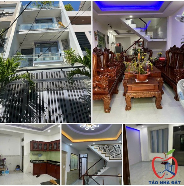 Bán nhà HXT, Gò Xoài, Bình Tân, 48m² (4x12), 4 tầng, 4PN