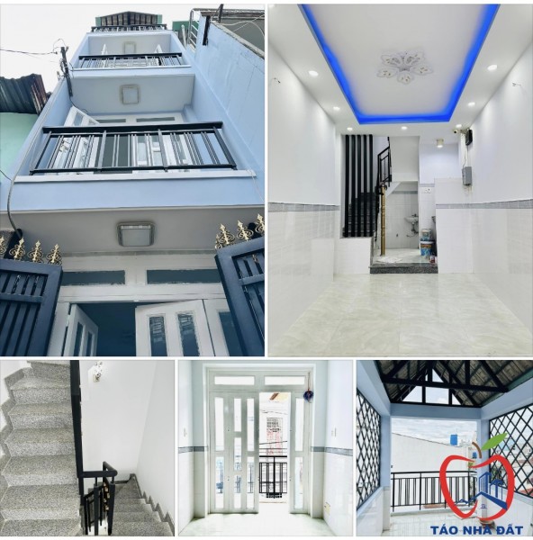 Bán nhà Lạc Long Quân, Tân Bình, 20m² (2.5x8), 4 tầng, 2PN