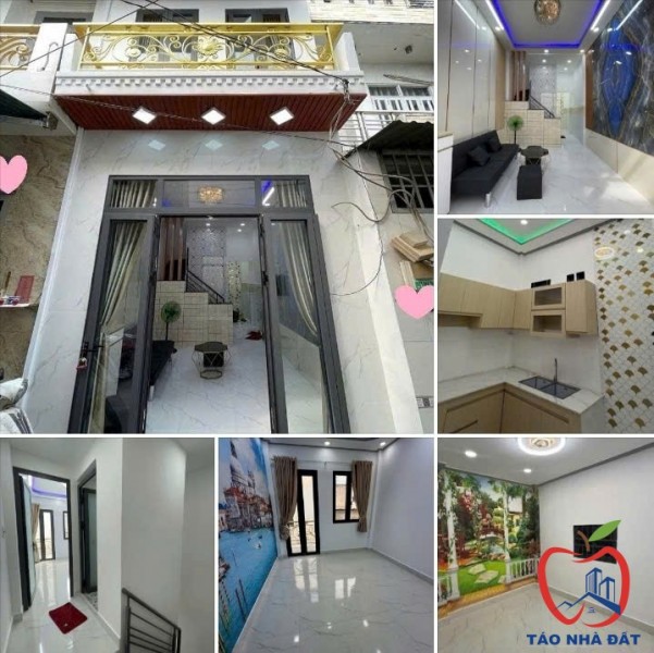 Bán nhà 2 tầng đẹp 27M² (3.2x9) ngay Hương Lộ 2, Tân Hòa Đông, Ngã Tư Bốn Xã, Chỉ hơn 3 tỷ