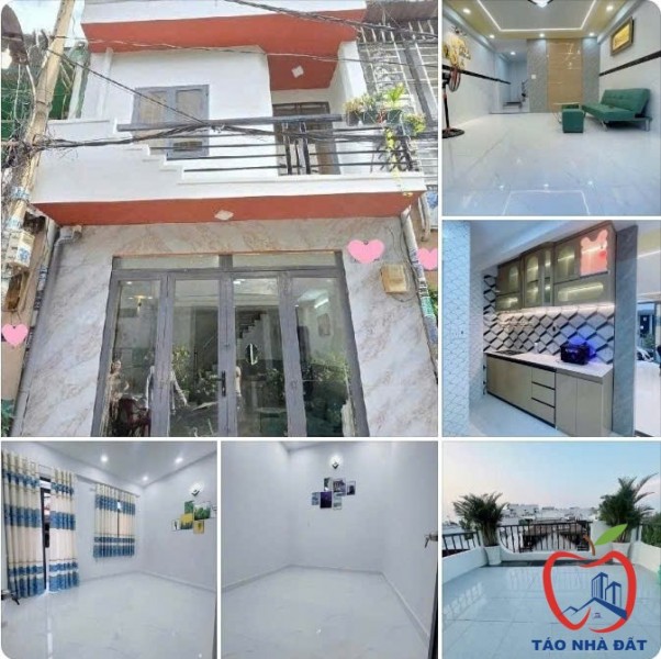 Bán nhà 3 tầng mới đẹp 32m² (4x8) Hẻm xe hơi Lê Đình Cẩn, gần Chiến Lược, Mã Lò, chỉ hơn 4 tỷ