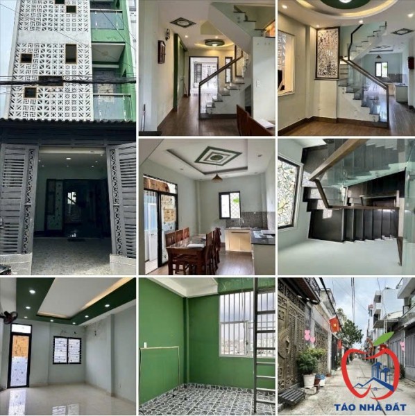 Bán nhà 4 tầng đẹp 60M² (4x15) hẻm xe hơi Bình Thành, gần Aeon Mall Bình Tân, chỉ hơn 4 tỷ