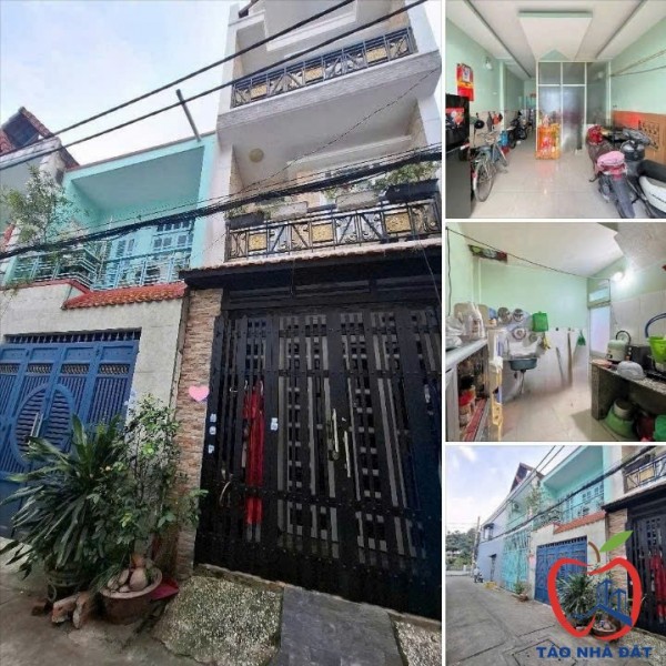 Bán nhà 2 tầng 44M² (3.9×11) Ko QH, Hẻm xe hơi ngay Lê Văn Quới, Ngã Tư Bốn Xã, hơn 4 tỷ