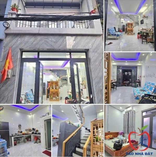 Bán nhà 2 tầng đẹp 41M² (4x10) hẻm xe hơi ngay Bình Long, Nguyễn Sơn, Ngã Tư 4 Xã hơn 4 tỷ