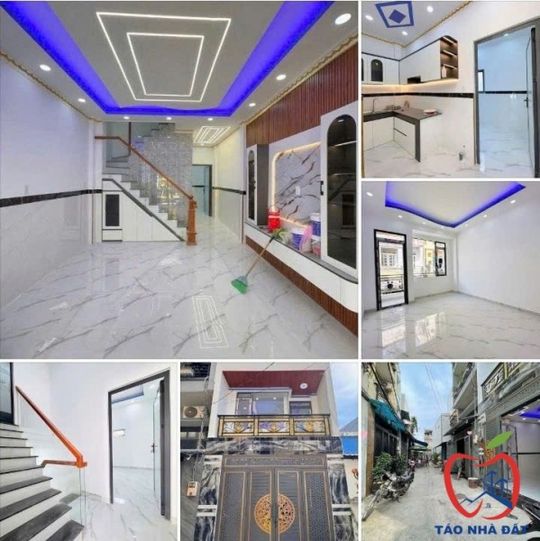 Bán nhà 2 tầng đẹp 44M² (4x11) hẻm xe hơi Lê Văn Quới, ngay Ngã Tư Bốn Xã, chỉ hơn 4 tỷ