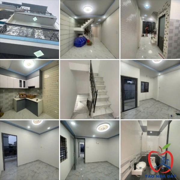 Bán nhà 3 tầng đẹp 26M² (3.3x8) Hòa Bình ngay Tô Hiệu gần Lũy Bán Bích CV Đầm Sen hơn 3 tỷ