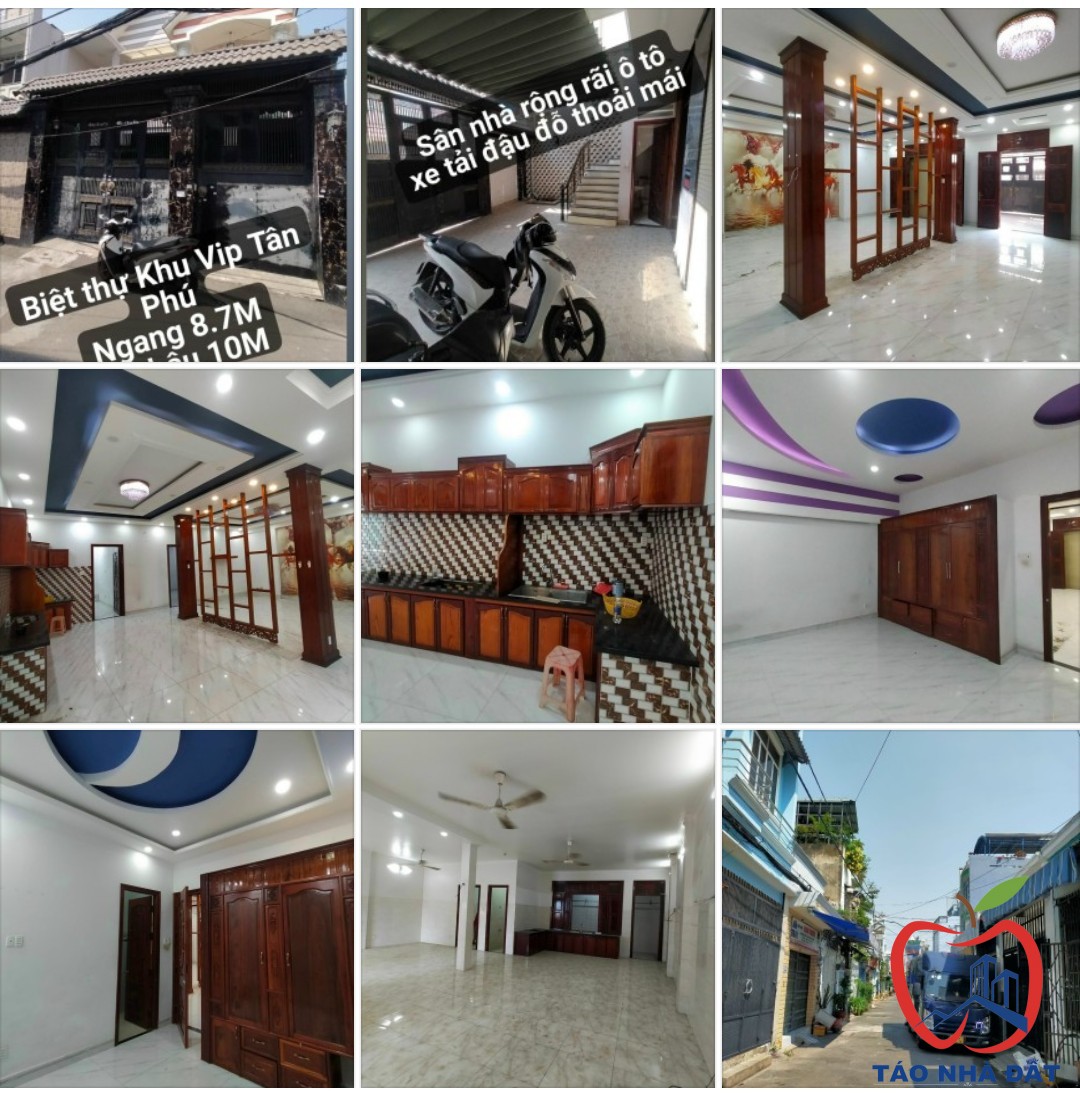 Bán Biệt Thự đường Gò Dầu, Tân Phú, 161m² (8.7x20), 5PN