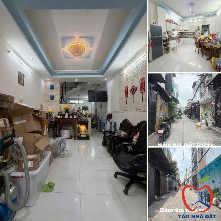 Nhà 2 tầng đẹp 53M² (4×15) ko QH, hẻm xe hơi Mã Lò, gần Lê Văn Quới, chỉ hơn 4 tỷ