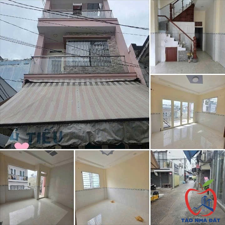 Bán nhà 4 tầng 38m² (4x10) Hẻm xe tải Bùi Tư Toàn, Ngay Kinh Dương Vương, chỉ hơn 4 tỷ