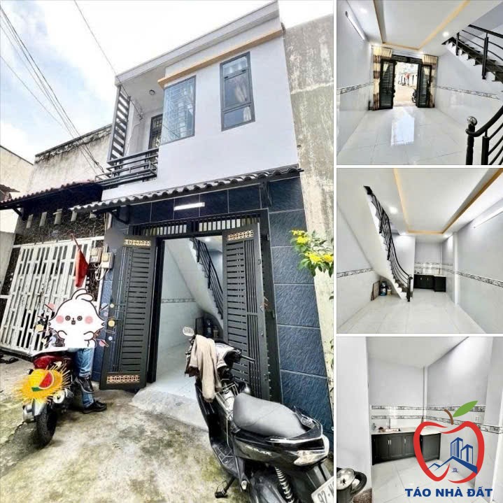 Bán nhà 2 tầng mới đẹp 25M² (3.7X7), Hẻm xe hơi, gần Lê Văn Quới, Ngã Tư Bốn Xã, hơn 1 tỷ
