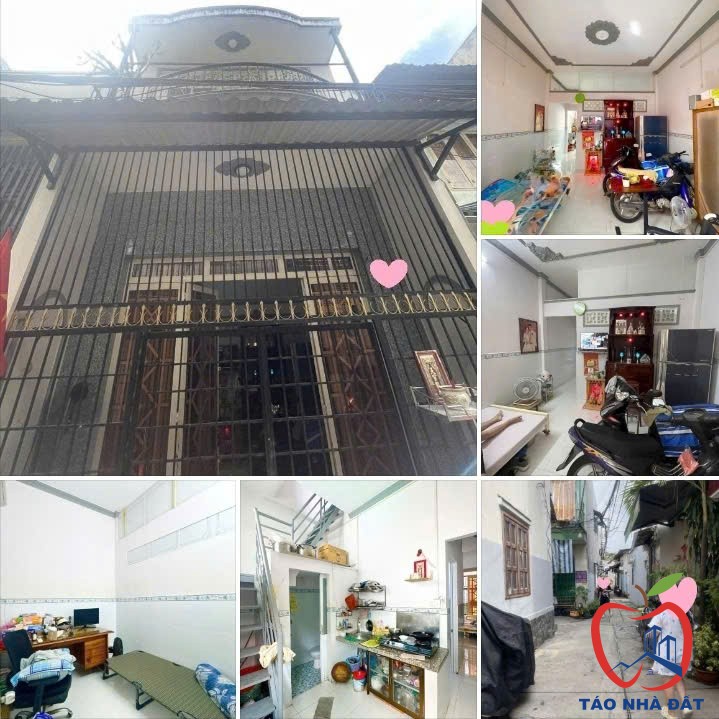 Bán nhà 2 tầng 41M² (4x11) 2 mặt hẻm trước sau, gần Phan Anh, Tân Hòa Đông, Chỉ hơn 4 tỷ