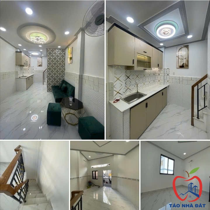 Bán nhà 3 tầng 16M² (3x6) Hậu Giang sát mặt tiền Lò Gốm, Nguyễn Văn Luông, chỉ hơn 2 tỷ