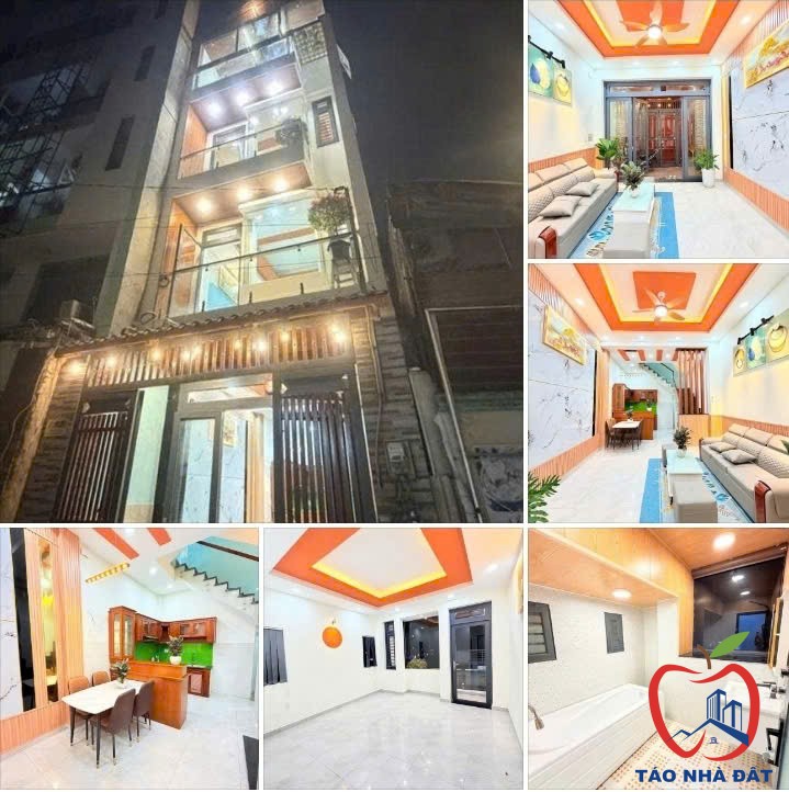 Bán nhà 4 tầng đẹp 40M² (4x10) hẻm xe hơi Tân Kỳ Tân Quý, gần Aeon Tân Phú, chỉ hơn 5 tỷ